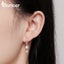 925 Sterling Silver Exquisite Zircon Ear Buckles Tassel Drop Earrings for Women Carousel 4