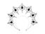 Halo Crown Headband Baroque Gothic Cross Headpiece For Women Girls Carousel 8