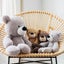 GUND - Fuzzy Bear Beige - Kids Soft Toy Teddy Bears Carousel 3