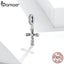 925 Sterling Silver Cross Pendant Charm For Snake Bracelet Or Neckalce Diy Br... Carousel 4