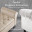 Storage Stool Arm Bench Seat 132Cm Velvet Beige Ottomans Footstools & Poufs Carousel 6