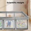 Bopeep Kids Playpen Pop-up Foldable Baby Safety Mesh Fence Toddler Play Center Carousel 7