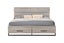 WESTDEN Storage Bed Frame Set - Queen Size Bed with 2 Sets Bedside+Side Pier Carousel 4