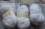 WHITE WOOL MOHAIR ACYLIC CORINNE 3 SKEINS 2 WITH LABEL Carousel 1