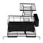 2 Tiers Expandable Dish Drying Rack Carousel 6