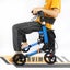 Foldable Rollator Walking Frame Mobility Walker Wheels Aid Elderly Disability Carousel 6