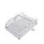 2 Tier Foldable Dish Drying Rack Kitchen Storage Carousel 6