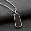 Men's Titanium Steel Black Onyx Pendant Chain Carousel 1