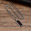Men's Titanium Steel Black Onyx Pendant Chain Carousel 2