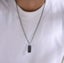 Men's Titanium Steel Black Onyx Pendant Chain Carousel 3