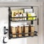 2 Tiers Kitchen Bathroom Over The Door Hanging Organizer Storage Rack Carousel 1