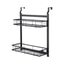 2 Tiers Kitchen Bathroom Over The Door Hanging Organizer Storage Rack Carousel 2