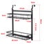 2 Tiers Kitchen Bathroom Over The Door Hanging Organizer Storage Rack Carousel 12