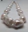 15 - 26mm White Cultured Keshi Kasumi Pearl 19" Necklace Carousel 4