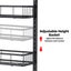 4 Tiers Kitchen Bathroom Over The Door Hanging Organizer Storage Rack Carousel 7