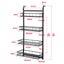 4 Tiers Kitchen Bathroom Over The Door Hanging Organizer Storage Rack Carousel 11