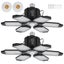 New LED Garage Light 15000LM 2 Packs Deformable Bright Shop Ceiling Light Carousel 8