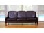 Danish Mid Century 3 Seater Leather Sofa 1970s Carousel 3