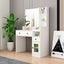 Dressing Table Vanity Mirror Dresser Makeup Desk With Drawers Storage 4 Shelves Carousel 2