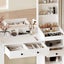 Dressing Table Vanity Mirror Dresser Makeup Desk With Drawers Storage 4 Shelves Carousel 8