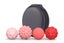 Balls Fidget Toy Silent Silicone Roller Item Desk Toy for Autism ADHD -Red Carousel 3
