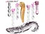 BLACKWOLF Crystal Glass Dildos Masturbator Realistic Dildo Penis Glass Beads Carousel 2