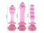 BLACKWOLF Crystal Glass Dildos Masturbator Realistic Dildo Penis Glass Beads Carousel 6