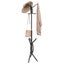 Coat Stand Black 176 Cm Powder-Coated Iron Tiibnt Carousel 1