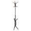 Coat Stand Black 176 Cm Powder-Coated Iron Tiibnt Carousel 8