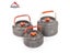 Widesea 1.1L 2L1.5L Camping Water Kettle Outdoor Coffee Kettle Tableware Picnic Carousel 3