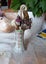 Antique Hat Pin Holder and pins - Carousel 1