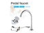 Foot-operated Brass Faucet For Hospital Lab/Food Factory Basin Carousel 6
