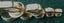 NICE Solid BRASS Vintage Scales Kitchen Scale WEIGHTS SET One Lb - very small! Carousel 3