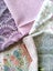 Kimono Fabric scraps Lot of 5 ( aprox W15cm x L 30cm ) , 16-30-5az63 Carousel 3