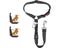 Solid Anti-shock Two-in-one Dog Harness Leash Pet Car Seat Belt Kitten Collar Carousel 5