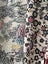 Kimono Fabric scraps Lot of 5 ( aprox W15cm x L 30cm ) , 16-30-5az67 Carousel 5
