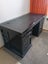 Desk, black, black chrome handles Carousel 8