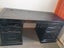 Desk, black, black chrome handles Carousel 9
