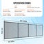 New Pool Fence 4 x 12 FT Removable Pool Fences for Inground Pools Outdoor Carousel 7