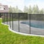 New Pool Fence 4 x 12 FT Removable Pool Fences for Inground Pools Outdoor Carousel 8