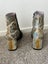 Ankle Boots - Olive Green with Gold Print Carousel 4