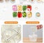 Divided Serving Tray with Lid Portable Draining Fruit Storage Containers with Carousel 3