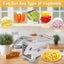 Fulasun French Fry Cutter,Stainless Steel Potato Chipper Fast Cutting Potato C Carousel 4