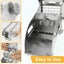 Fulasun French Fry Cutter,Stainless Steel Potato Chipper Fast Cutting Potato C Carousel 5