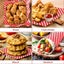 400Pcs Greaseproof Paper Liners Food Grade Sandwich Paper Wraps Checkered Food Carousel 5