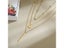 NEW 925 Sterling Silver Simple Three Layer Necklace Shiny Long Bar Pendant Carousel 3