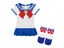 Baby Girls Sailor Moon Cosplay Costume Anime Short Sleeve Dress Infant Carousel 3