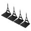 metal bookends 4pcs Book Holders Architectural Style Upright Classic Black Heavy Carousel 4
