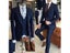 Gray 3 Piece Men's Slim Fit Suit Jacket Pants Vest Tie Carousel 4