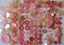 A selection of 150 pink pearly lustre vintage buttons all sizes, tones some sets Carousel 2